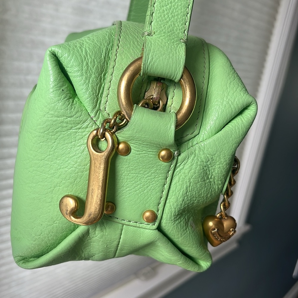 Vintage P&G Juicy Couture Leather Saddle Bag - Picture 7 of 17
